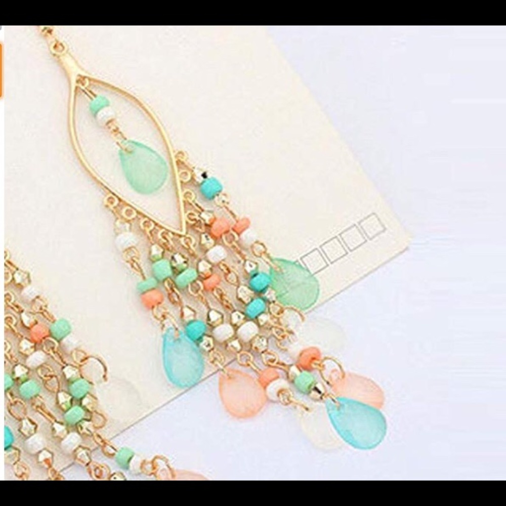 HP🎉 New Great Spring Colors Beaded Earrings - Picture 4 of 4
